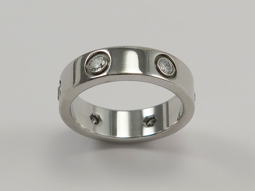 Cartier love 18k white - cartier,