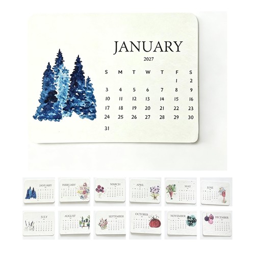 Pflanzbarer samenkalender - pflanzbarer,