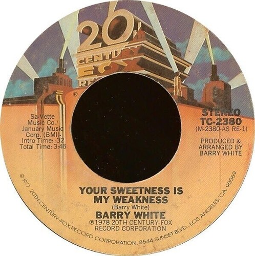 Barry white your sweetness - white,