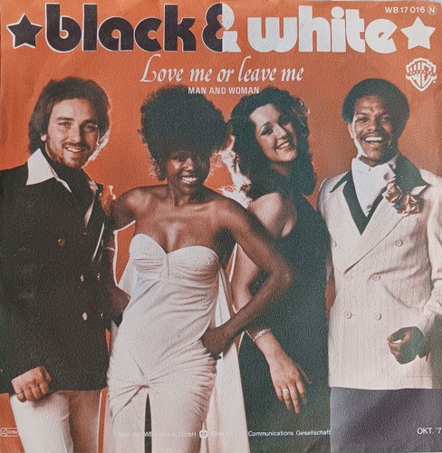 Black white love me or - white.,