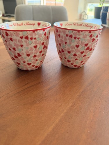 Greengate latte cup - cup, set