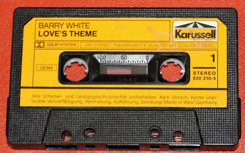 Tape barry white - mc, love's