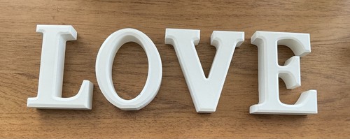 Love weiße buchstaben - weiße,