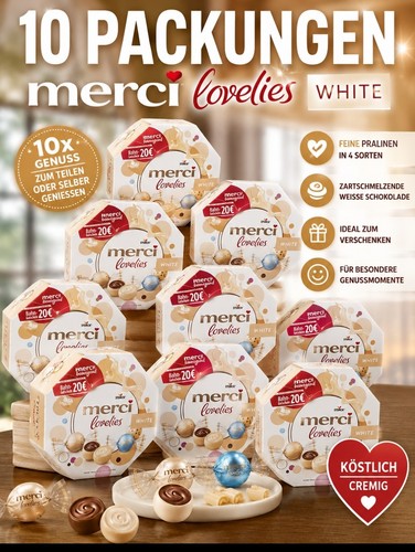 Packungen merci lovelies - 10,