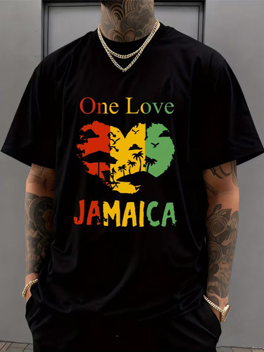 Jamaica one love shirt - jamaica, herren