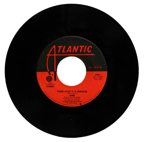 Vinyl awb the average - 7",